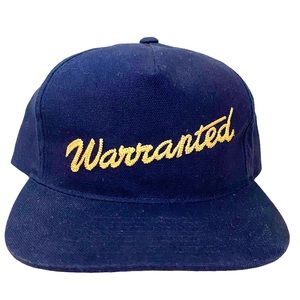 Warranted Pendleton Strap Back Hat Retro